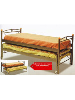 Μαργαρίτα Συρόμενο Μεταλλικό Κρεβάτι (Για Στρώμα 90x200 Επάνω Και 90x190 Κάτω) Με Επιλογές Χρωμάτων