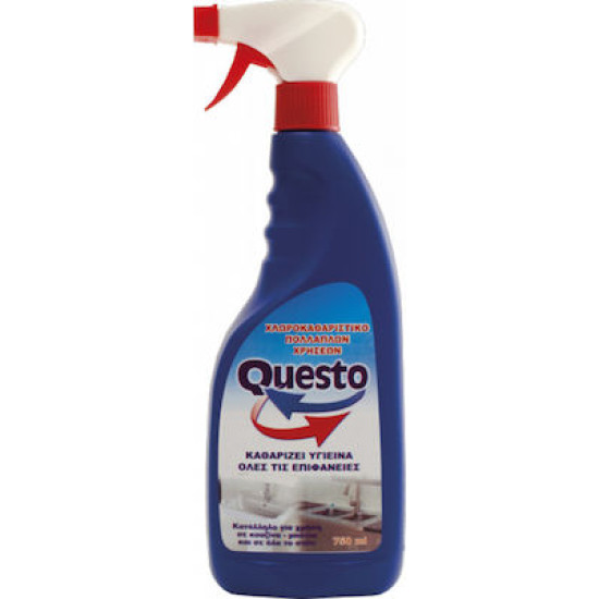 Χλωροκαθαριστικό Πολλαπλών Χρήσεων Questo 750ml