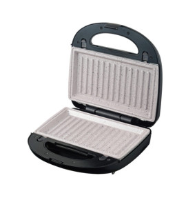 Hobby HSM-40365 Τοστιέρα με Κεραμικές Πλάκες για 2 Τοστ 750W Μαύρη