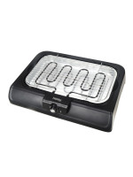 Ηλεκτρική Ψηστιέρα Μπάρμπεκιου BBQ HBQ-40398 Ηobby 2000W 41X24εκ. Μαύρο