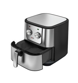 Φριτέζα Αέρος HAF-40399 Ηobby Μηχανική 5.5L 1800W Inox/Μαύρη