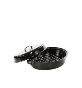 Γάστρα εμαγιέ οβάλ με σχάρα μικρή Νο 33 