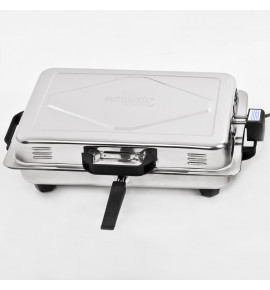 Ηλεκτρική ψησταριά BBQ inox ορθογώνια γίγας Νο20107