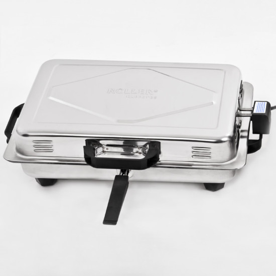 Ηλεκτρική ψησταριά BBQ inox ορθογώνια γίγας Νο20107