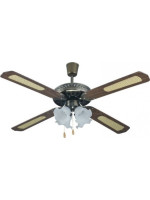 Ανεμιστήρας Οροφής με 4 Φώτα Κίνας MANSEI 52΄΄ W952-4L4C ΜΠΡΟΝΖΕ-ΚΑΦΕ