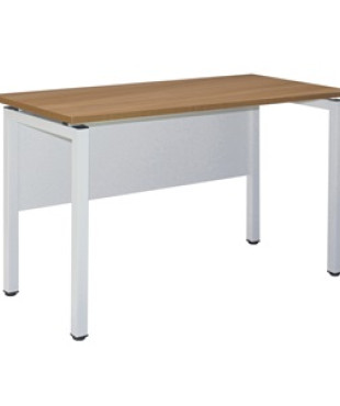 Γραφείο Unit Ξύλινο με Μεταλλικά Πόδια , Melamine Απόχρωση Sonoma EO 436