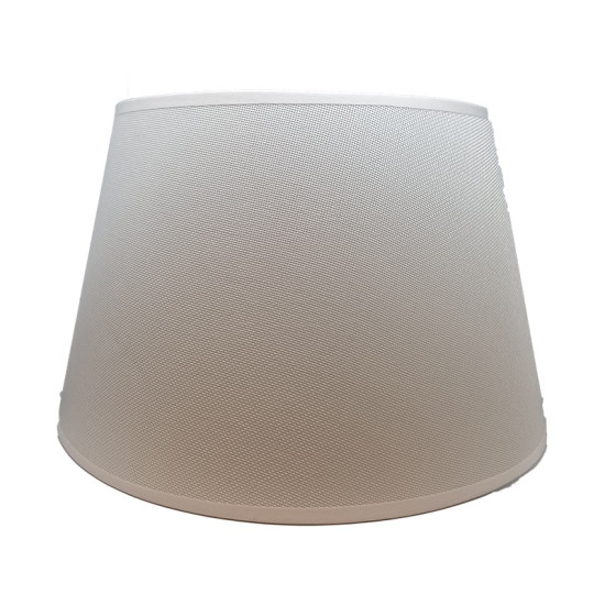 Καπέλο Για Φωτιστικό Υφασμάτινο Λευκό 38x23x28εκ Νο-18398