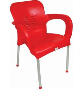 Καρέκλα ΜΕ ΜΠΡΑΤΣΟ ΚΟΚΚΙΝΗ