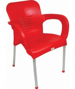 Καρέκλα ΜΕ ΜΠΡΑΤΣΟ ΚΟΚΚΙΝΗ