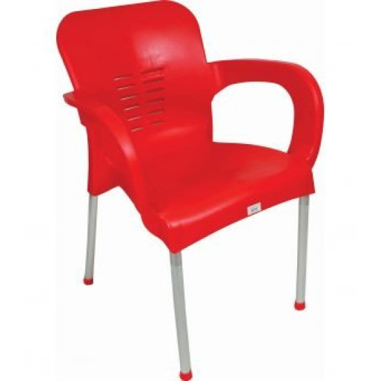 Καρέκλα ΜΕ ΜΠΡΑΤΣΟ ΚΟΚΚΙΝΗ