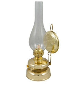 Λάμπα πετρελαίου μπρούτζινη επιτοίχια κρεμαστή , Νο 5078.