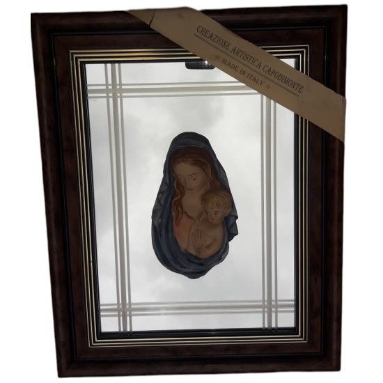 ΚΑΔΡΟ ΙΤΑΛΙΑΣ -RESARTE- ΞΥΛΙΝΗ ΚΑΦΕ ΚΟΡΝΙΖΑ 40Χ50 ΜΑΝΤΟΝΑ CAPODIMOND ΣΕ ΚΑΘΡΕΠΤΗ.