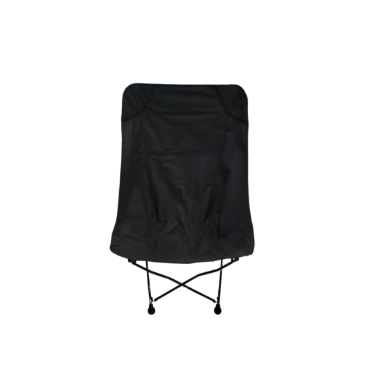 Πολυθρόνα παραλίας βαρέως τύπου από ανοξείδωτο ατσάλι ,σε μαύρο και κόκκινο χρώμα