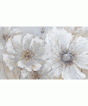 Πίνακας Σε Καμβά Με Λουλούδια 60Χ120Χ3 εκ.