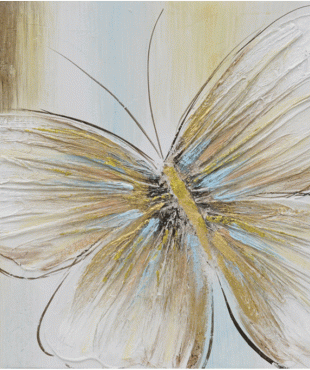 Πίνακας Σε Καμβά Πεταλούδες 40Χ40