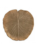 Πιατέλα Μεταλλική Διακοσμητική Φύλλο-KR-2020