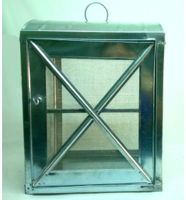 Φανάρι φαγητού γαλβανιζέ (Γ). Διαστάσεις:  35Χ29Χ22