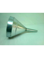 Χωνί μεταλλικό-γαλβανιζέ με διάμετρο από 14 εκατοστά μέχρι 18 εκατοστά.