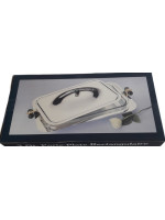  Πυρίμαχο Σκεύος Ορθογώνιο με Καπάκι και Βάση Από Ανοξοίδωτο Ατσάλι 18/10 49x27x9cm Πράσινη Μπίλια