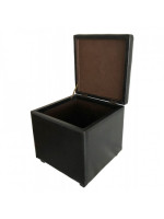Σκαμπό Σαλονιού Καφέ Σκούρο HX-09887 43x43x43cm Σετ 2τμχ