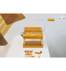 Marcato Atlas 150 Μηχανή Φύλλου/Ζυμαρικών Χειροκίνητη από Μέταλλο AT-150-YEL