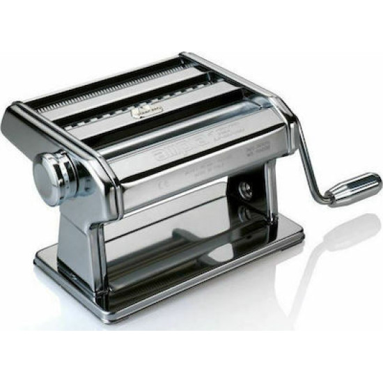 Marcato Ampia 180 Ενσωματομένη Μηχανή Φύλλου-Ζυμαρικών Χειροκίνητη από Ανοξείδωτο Ατσάλι