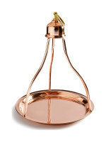  Δίσκος Καφενείου Χειροποίητος  Φ14cm Χάλκινος