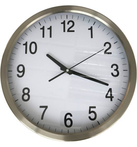 Ρολόι Τοίχου Μεταλλικό-L-20  35cm