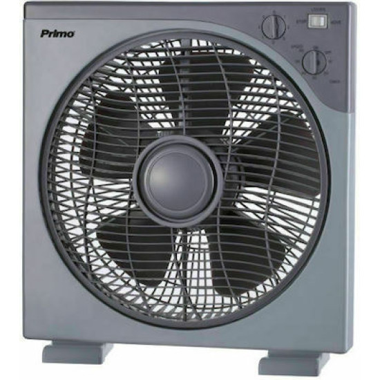 Ανεμιστήρας Box Fan PRBF-80571 Primo 12 30εκ. Γκρι