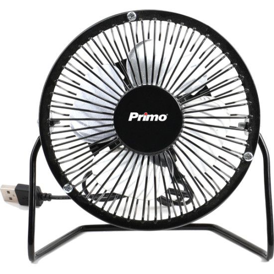 Ανεμιστήρας Mini PRMF-80426 Primo 4 10εκ. Με USB Μαύρος