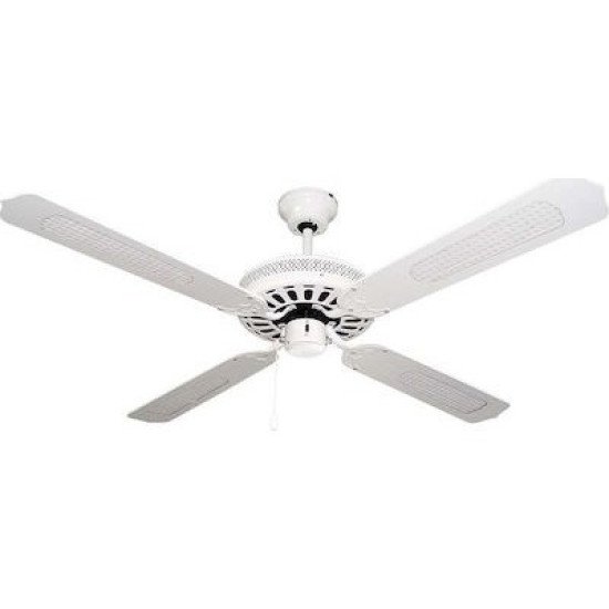Ανεμιστήρας Οροφής Λευκός χωρίς φώς  MANSEI 52΄΄  W952-4C