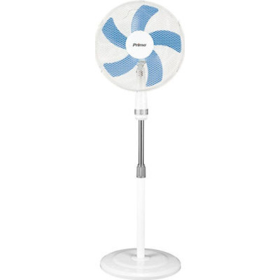 Ανεμιστήρας Ορθοστάτης PRSF-80447 Primo 16 40εκ. Λευκό - Μπλε
