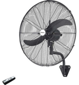 Ανεμιστήρας Τοίχου PRWF-80511 Primo 20 50εκ. Βιομηχανικός 140W Με Τηλεχειριστήριο Μαύρος