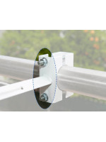 ΑΠΛΏΣΤΡΑ ΡΟΎΧΩΝ ΓΙΑ ΣΤΡΟΓΓΥΛΕΣ ΚΟΥΠΑΣΤΈΣ ΜΕΤΑΛΛΙΚΗ ΒΑΜΜΈΝΗ ΒΙΔΩΤΉ ΆΠΛΩΜΑ 11M ΑΝΤΟΧΉ 30KG ΕΛΛΆΔΟΣ (ΗΡΑ ΣΤΡΟΓΓΥΛΗ)