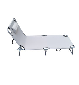 Ξαπλώστρες από ατσάλι Διαστάσεις:188Χ57Χ29 για την παραλία ,το κήπο & το camping LT-B0 13 - LG