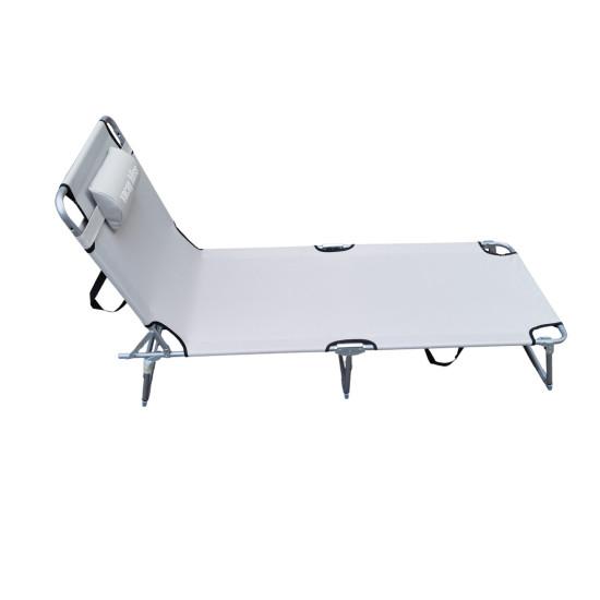 Ξαπλώστρες από ατσάλι Διαστάσεις:188Χ57Χ29 για την παραλία ,το κήπο & το camping LT-B0 13 - LG