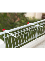 ΑΠΛΏΣΤΡΑ ΡΟΎΧΩΝ ΓΙΑ ΤΕΤΡΆΓΩΝΕΣ ΚΟΥΠΑΣΤΈΣ ΜΕΤΑΛΛΙΚΗ ΒΑΜΜΈΝΗ ΒΙΔΩΤΉ ΆΠΛΩΜΑ 11M ΑΝΤΟΧΉ 30KG ΕΛΛΆΔΟΣ (ΗΡΑ )