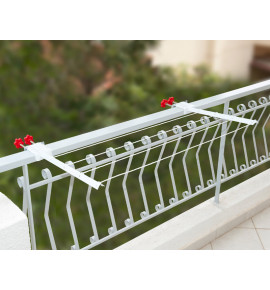 ΑΠΛΏΣΤΡΑ ΡΟΎΧΩΝ ΓΙΑ ΤΕΤΡΆΓΩΝΕΣ ΚΟΥΠΑΣΤΈΣ ΜΕΤΑΛΛΙΚΗ ΒΑΜΜΈΝΗ ΒΙΔΩΤΉ ΆΠΛΩΜΑ 11M ΑΝΤΟΧΉ 30KG ΕΛΛΆΔΟΣ (ΗΡΑ )