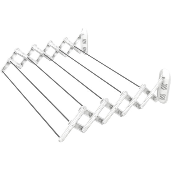 Gimi Skatto Πτυσσόμενη Απλώστρα Βιδωτή από Αλουμίνιο με Μήκος Απλώματος 6m 08.11.0014