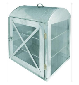 Φανάρι φαγητού γαλβανιζέ (Γ). Διαστάσεις:  35Χ29Χ22