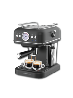 Μηχανή Καφέ Espresso PREM-40444 Primo Eco 20Bar 3σε1 Αναλογικό καντράν θερμοκρασίας Μαύρη-Chrome