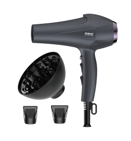 Σεσουάρ PRHD-40458 Primo 2400W AC Με λειτουργία ιονισμού και κρύο αέρα Ανθρακί