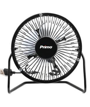 Ανεμιστήρας Mini PRMF-80427 Primo 6'' 15εκ. Με USB Μαύρος