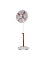 Ανεμιστήρας Ορθοστάτης PRSF-80620 Primo 16'' 40εκ. Λευκός - Ξύλο