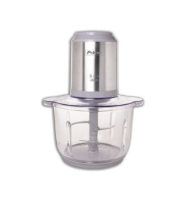 Πολυκόπτης PRFC-40486 500W 2L με γυάλινο μπωλ inox/γκρι