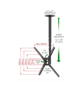 Βάση Τηλεόρασης Οροφής 3500B.B Barkan 13