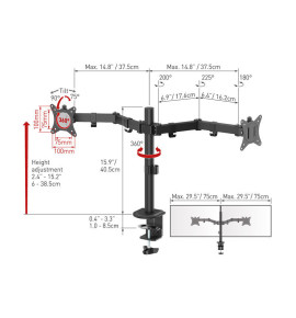 Βάση Οθόνης Γραφείου Barkan M142T 13