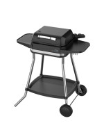 Μπάρμπεκιου PRBQ-40499 Primo Με σταντ 3050W Με πλαϊνά ράφια + καπάκι 41.8X37.3εκ. Μαύρο/Inox