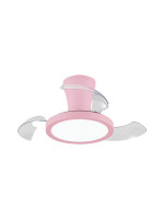 Ανεμιστήρας Οροφής PRCF-80684 Primo Kids Series DC 26'' 65εκ. Με Τηλεχειριστήριο 1 Φως LED 3Φτερά Ροζ