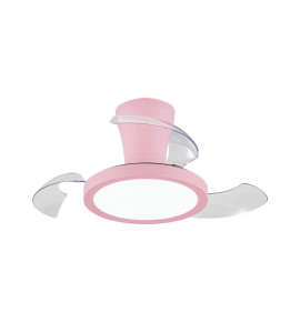 Ανεμιστήρας Οροφής PRCF-80684 Primo Kids Series DC 26'' 65εκ. Με Τηλεχειριστήριο 1 Φως LED 3Φτερά Ροζ